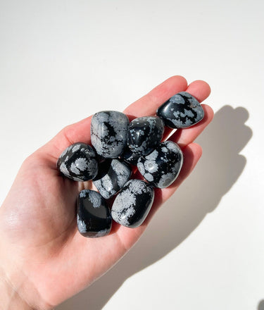 Snowflake Obsidian Snowflake Obsidian Halo Quartz